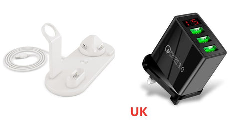 4 In 1 Wireless Charger Fast Charging Pad Stand